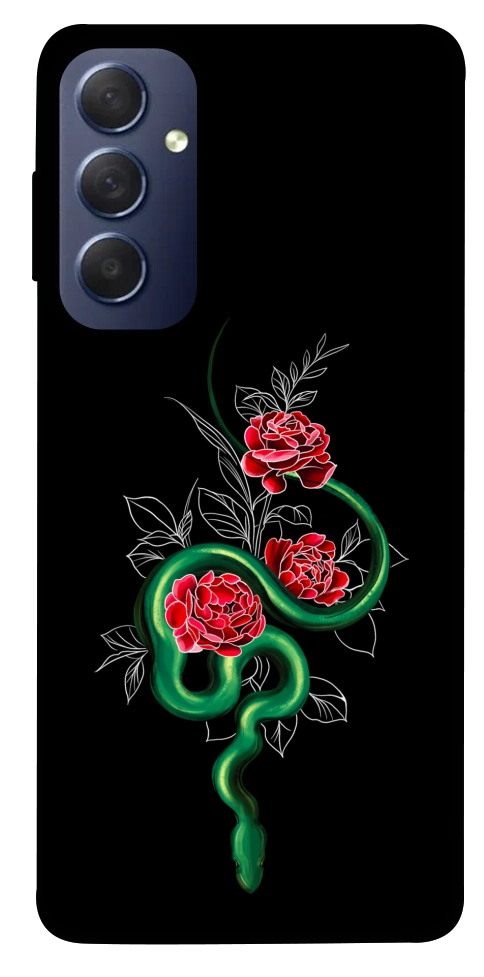 Чехол Snake in flowers для Galaxy M54 5G