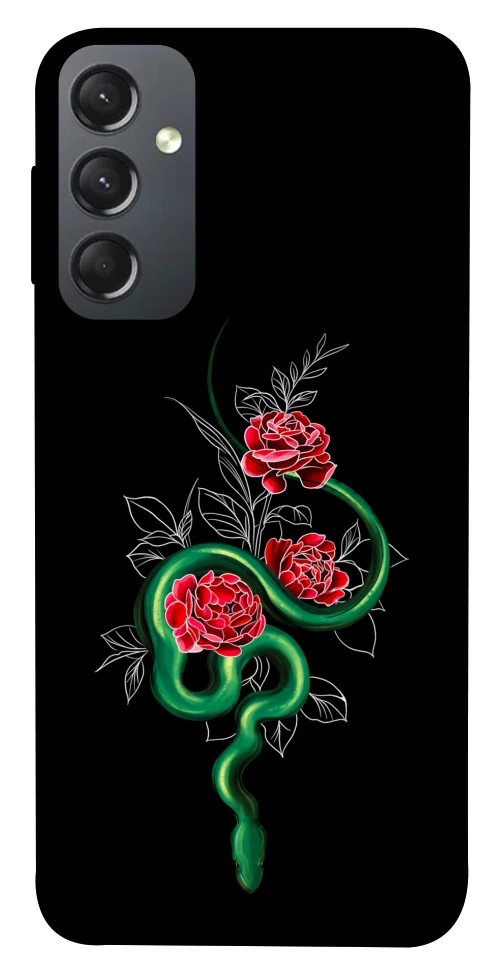 Чохол Snake in flowers для Galaxy A24 4G