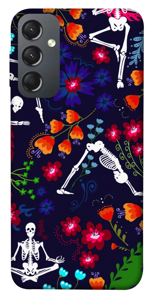 Чехол Yoga skeletons для Galaxy A24 4G