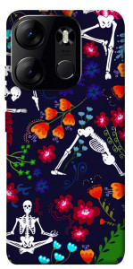 Чохол Yoga skeletons для Tecno Spark Go 2023