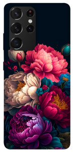 Чехол Букет цветов для Galaxy S21 Ultra