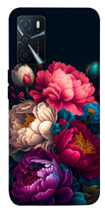 Чехол Букет цветов для Oppo A16 4G