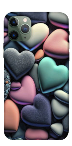 Чехол Каменные сердца для iPhone 11 Pro