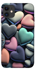 Чехол Каменные сердца для iPhone 11