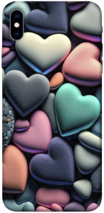 Чохол Кам'яні серця для iPhone XS Max