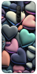 Чехол Каменные сердца для Xiaomi Redmi 9