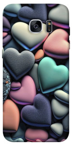 Чехол Каменные сердца для Galaxy S7 Edge
