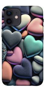 Чохол Кам'яні серця для iPhone 12 mini