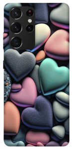 Чехол Каменные сердца для Galaxy S21 Ultra