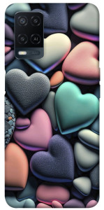 Чехол Каменные сердца для Oppo A54 4G