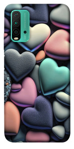 Чехол Каменные сердца для Xiaomi Redmi 9T