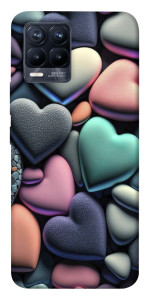 Чехол Каменные сердца для Realme 8