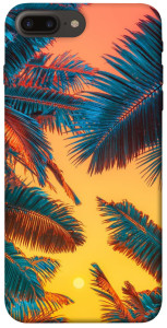 Чехол Оранжевый закат для iPhone 7 Plus