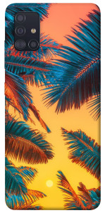 Чехол Оранжевый закат для Galaxy A51 (2020)