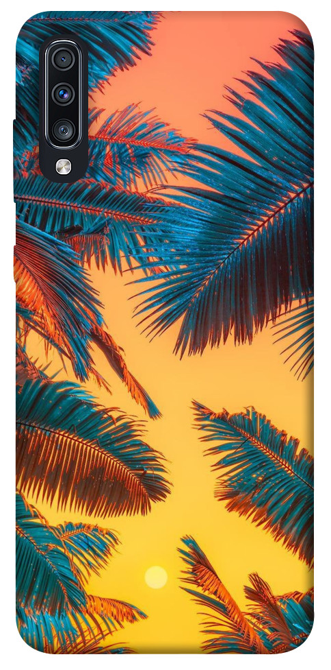 Чехол Оранжевый закат для Galaxy A70 (2019)