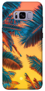 Чехол Оранжевый закат для Galaxy S8+