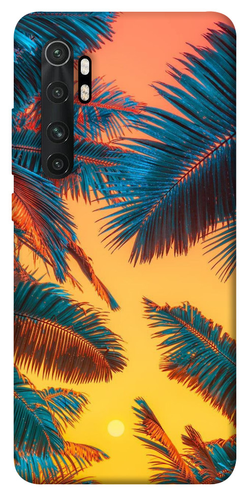 Чехол Оранжевый закат для Xiaomi Mi Note 10 Lite
