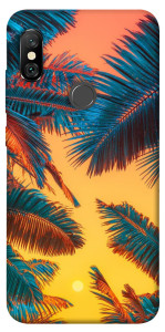 Чехол Оранжевый закат для Xiaomi Redmi Note 6 Pro