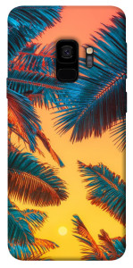 Чехол Оранжевый закат для Galaxy S9