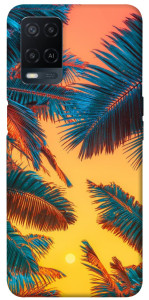 Чехол Оранжевый закат для Oppo A54 4G