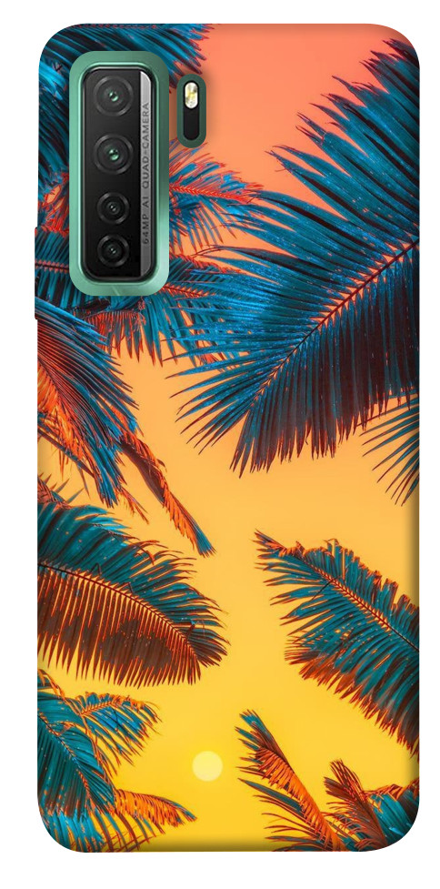 Чехол Оранжевый закат для Huawei nova 7 SE