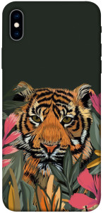 Чехол Нарисованный тигр для iPhone XS Max