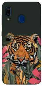 Чехол Нарисованный тигр для Galaxy A20 (2019)