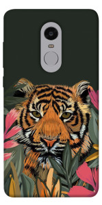 Чехол Нарисованный тигр для Xiaomi Redmi Note 4X