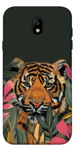 Чехол Нарисованный тигр для Galaxy J7 (2017)