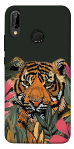 Чехол Нарисованный тигр для Huawei P20 Lite