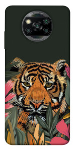Чехол Нарисованный тигр для Xiaomi Poco X3 NFC