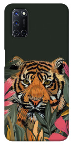 Чехол Нарисованный тигр для Oppo A92