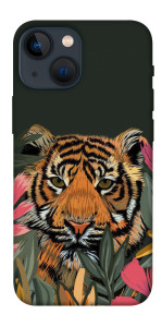 Чохол Намальований тигр для iPhone 13 mini