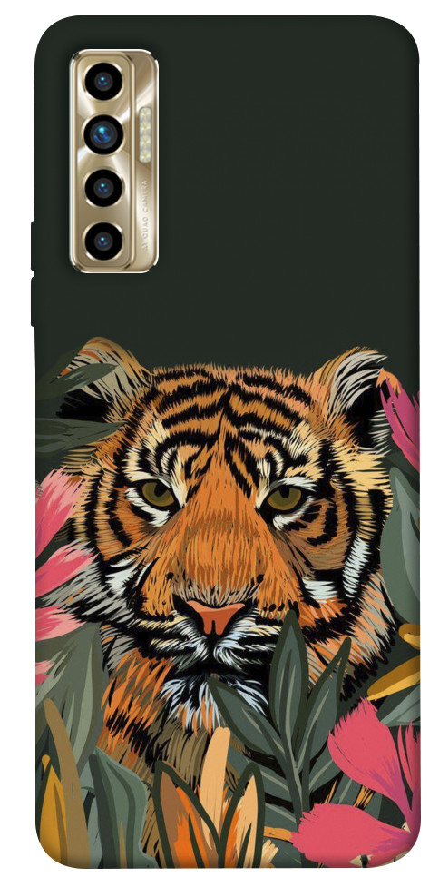 Чехол Нарисованный тигр для TECNO Camon 17P