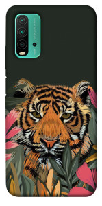 Чехол Нарисованный тигр для Xiaomi Redmi Note 9 4G