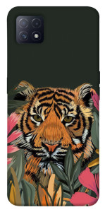 Чехол Нарисованный тигр для Oppo A73 5G