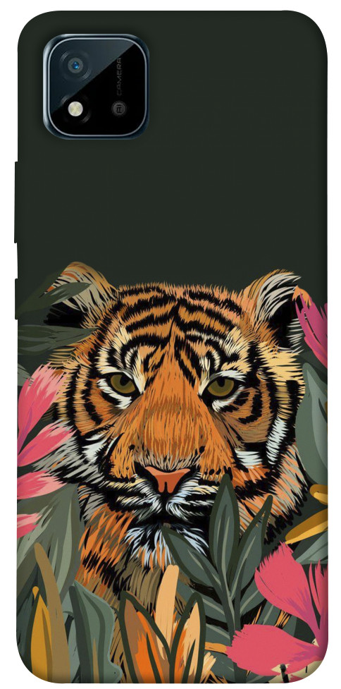 Чехол Нарисованный тигр для Realme C20