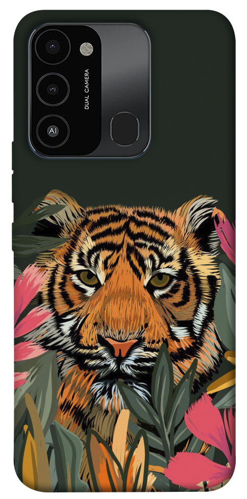Чохол Намальований тигр для TECNO Spark 8C