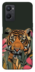 Чехол Нарисованный тигр для Oppo A96