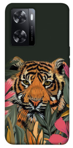 Чехол Нарисованный тигр для Oppo A57s