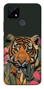 Чехол Нарисованный тигр для Realme C21Y