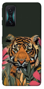 Чехол Нарисованный тигр для Xiaomi Redmi K50 Gaming