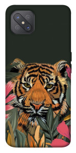 Чохол Намальований тигр для Oppo A92s