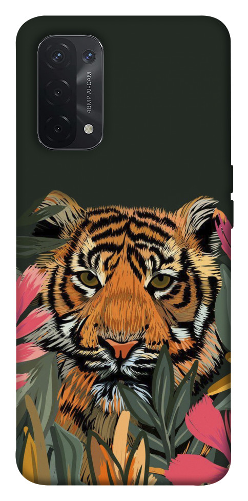 

Чехол Нарисованный тигр для Oppo A54 5G 1599691