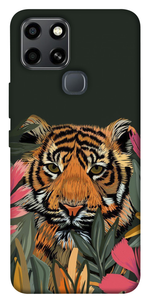 Чехол Нарисованный тигр для Infinix Smart 6