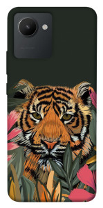 Чехол Нарисованный тигр для Realme C30s