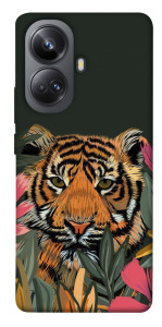 Чехол Нарисованный тигр для Realme 10 Pro+