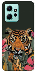 Чехол Нарисованный тигр для Xiaomi Redmi Note 12 4G