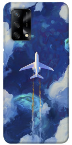 Чехол Полет над облаками для Oppo A74 4G