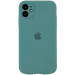 Чохол Silicone Case Full Camera Protective (AA) на Apple iPhone 12 (6.1") (Зелений / Pine green)